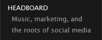 Headboard and Social Media